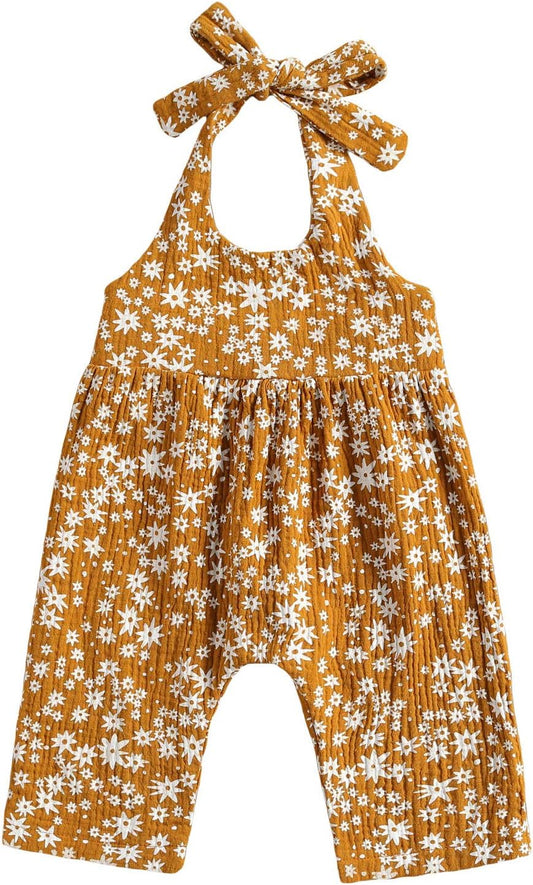 Adorable Baby Girl Romper Jumpsuits - Perfect for Playtime! | 4kidy